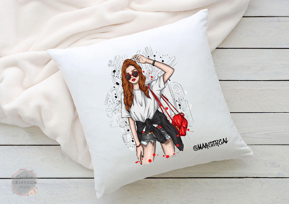 Thumbnail: Mila Fashion Girl - Cushion