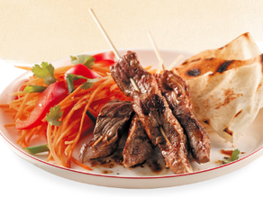 BROCHETTES D’AGNEAU DU QUÉBEC GRILLÉES À LA CORÉENNE - Agneaux du Québec