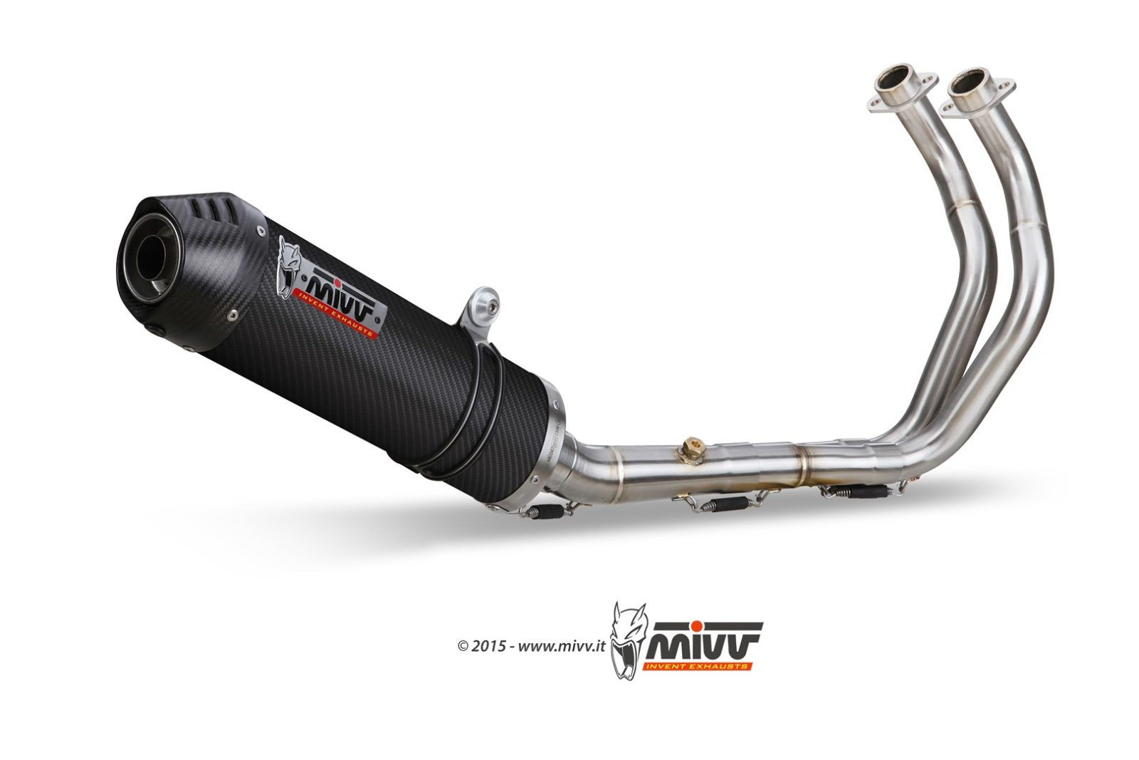 SCARICO COMPLETO MIVV OVAL CARBONIO OMOLOGATO MT07 2014-2024