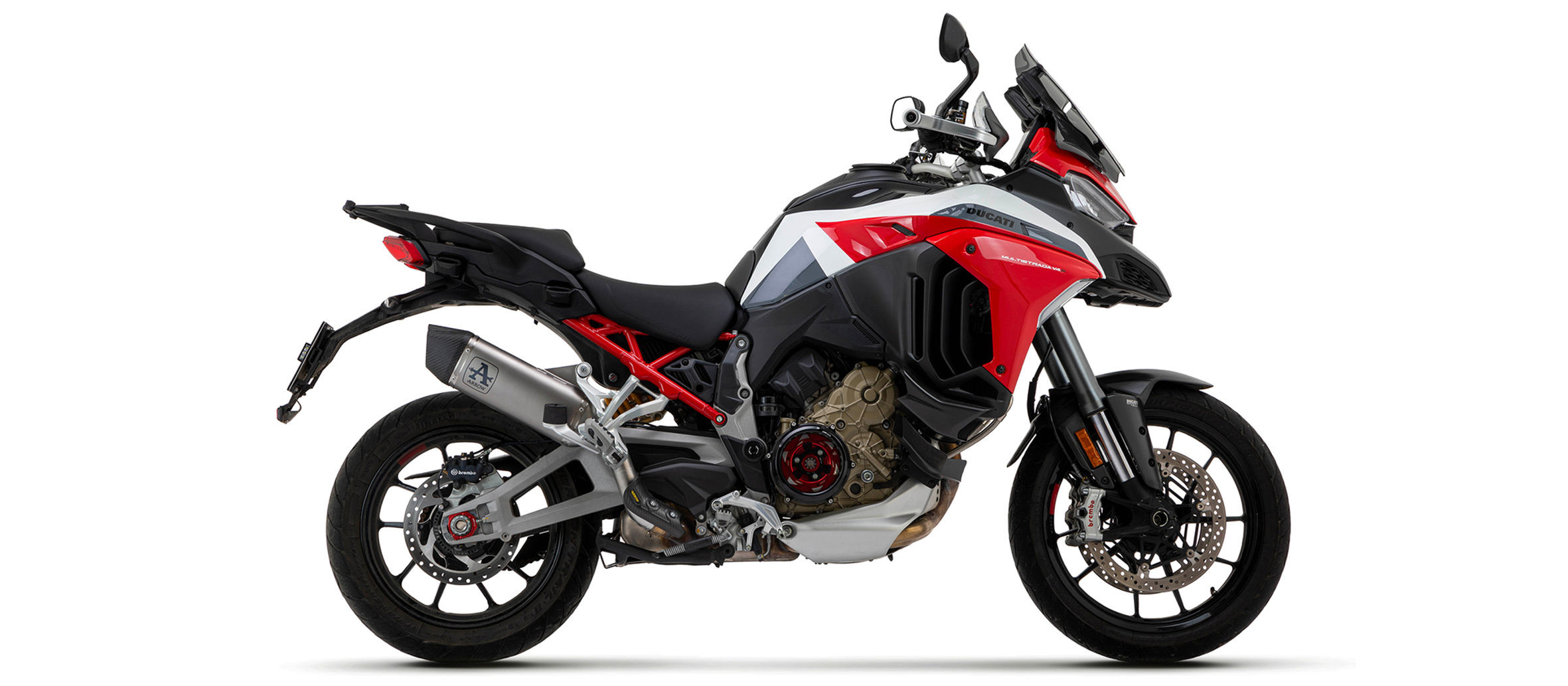 TERMINALE ARROW VELOCE IN TITANIO RACING DUCATI MULTISTRADA V4 2021-24