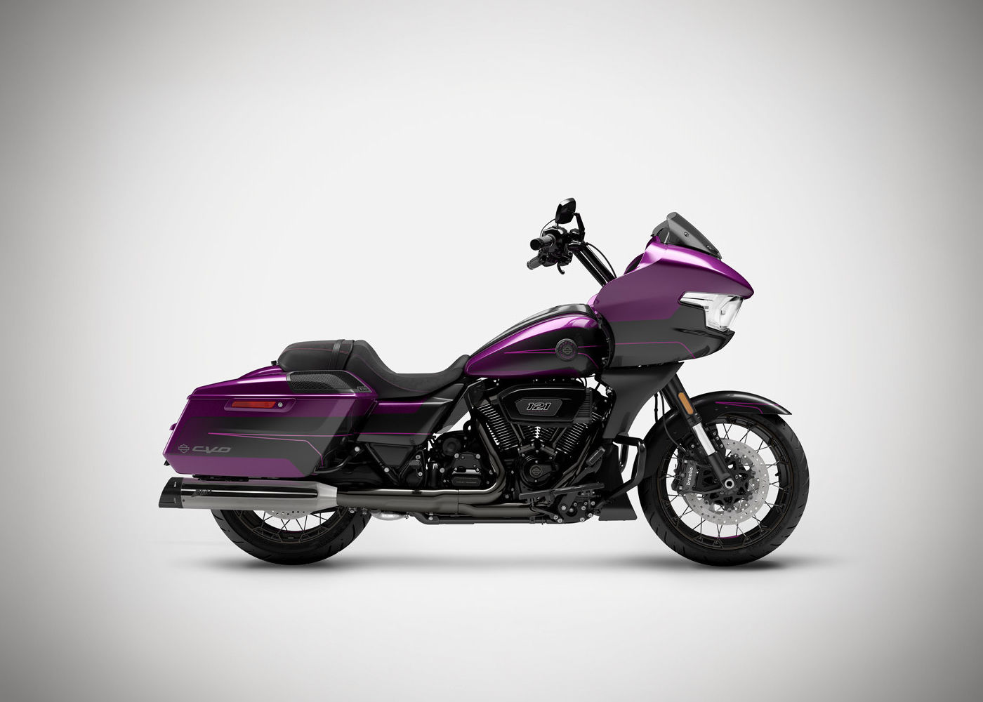 SCARICO ZARD INOX CROMATO NERO OMOLOGATO HARLEY-DAVIDSON CVO ROAD GLIDE 2025-26