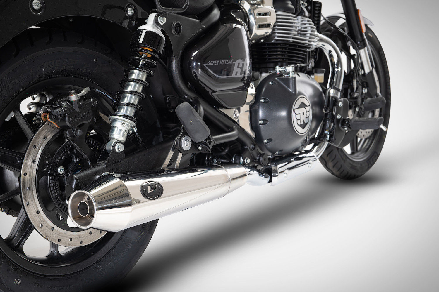 ZARD ACCIAIO LUCIDO RACING ROYAL ENFIELD SUPER METEOR 650 2023-2024