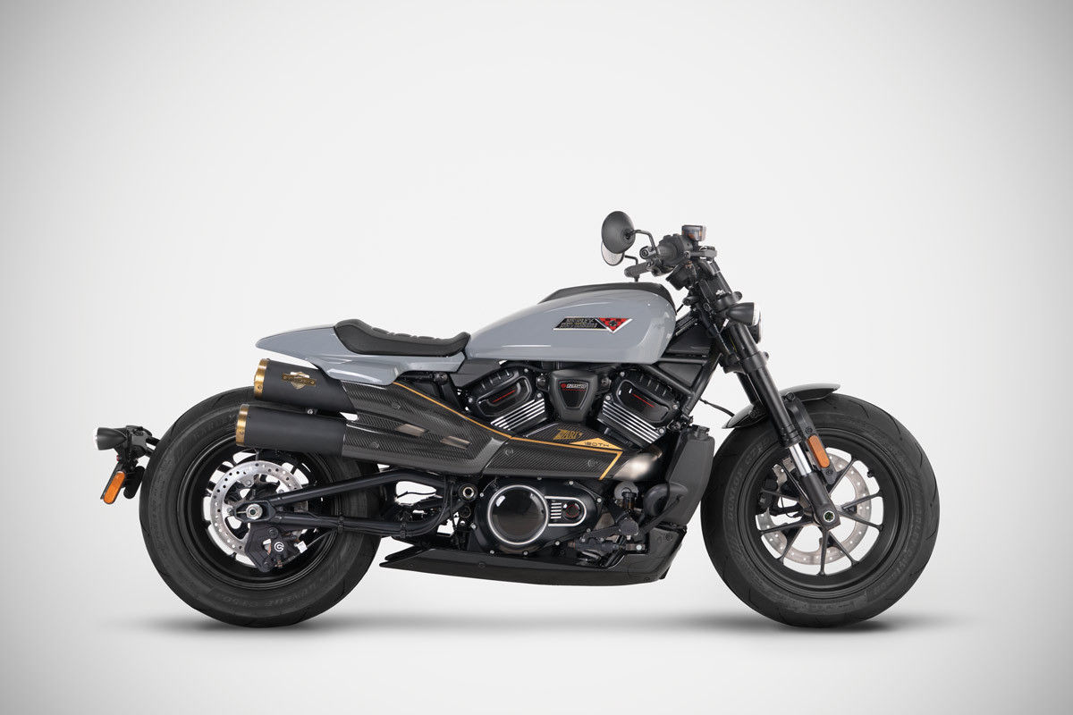 ZARD 120TH LE ACCIAIO NERO RACING HARLEY DAVIDSON SPORTSTER S 1250 2025-26