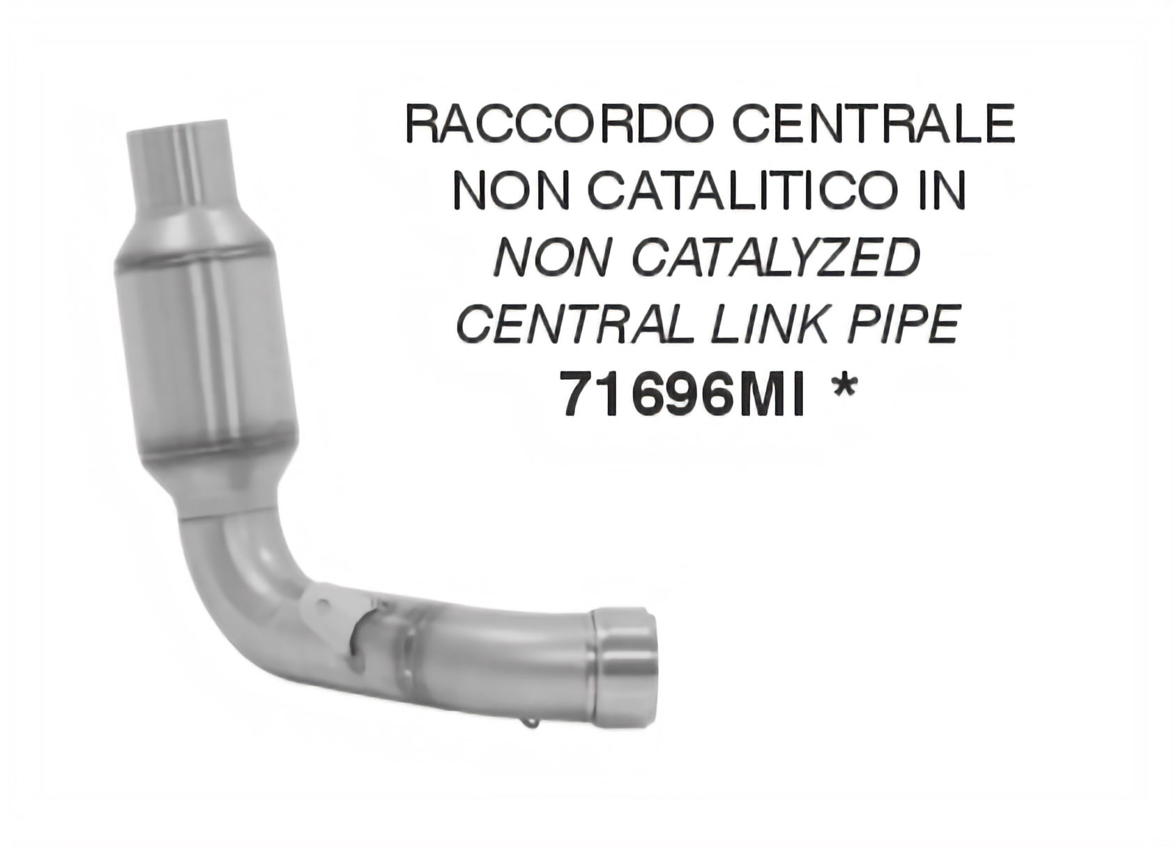 ARROW RACCORDO CENTRALE NON CATALITICO SCRAMBLER 1100 2018/2020
