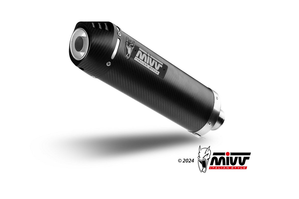 TERMINALE OVAL CARBONIO FONDELLO CARBONIO OMOLOGATO TRK702/X 2023-2025