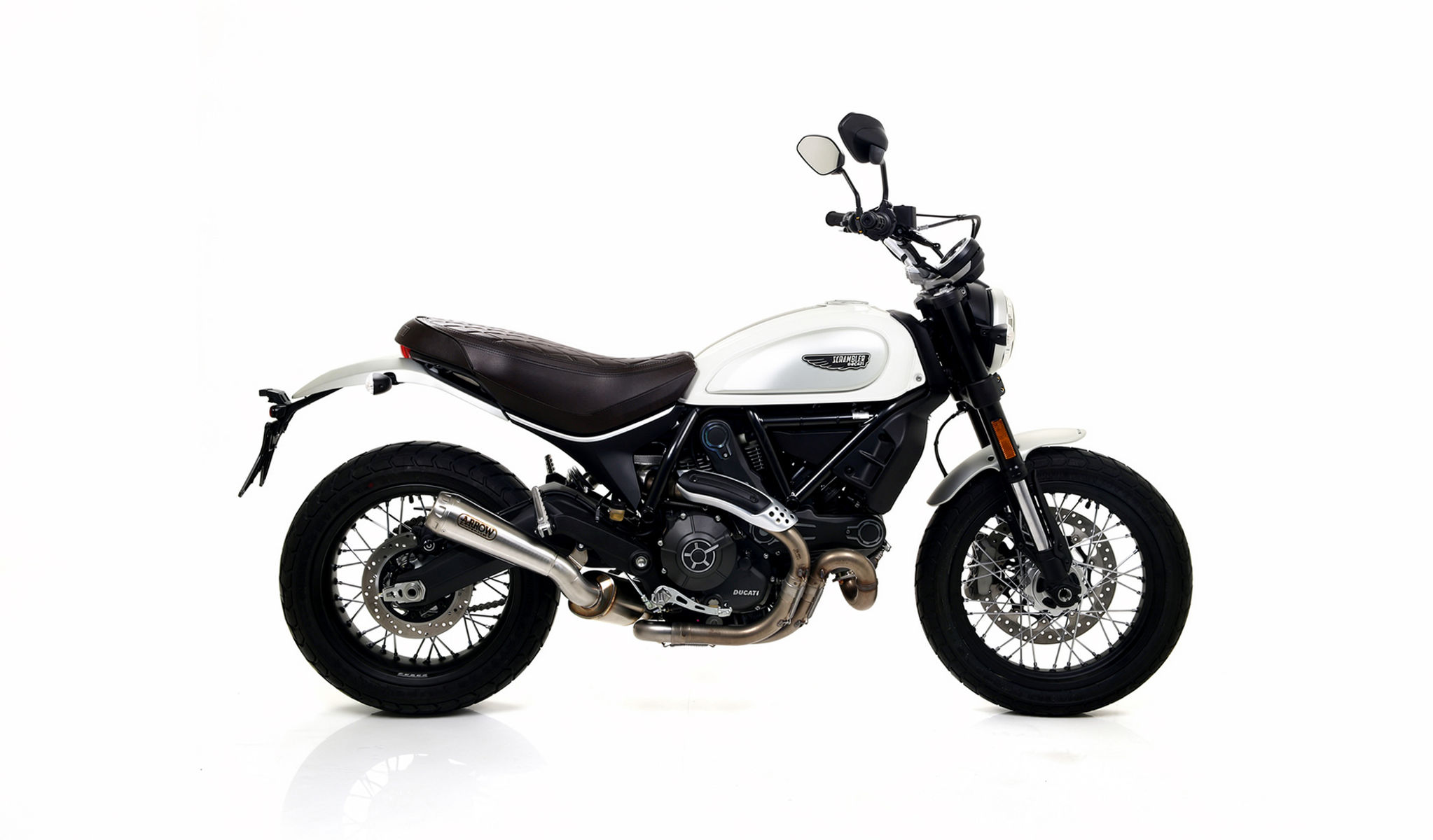 TERMINALE ARROW PRO-RACE OMOLOGATO INOX DUCATI SCRAMBLER 800 2017-2020