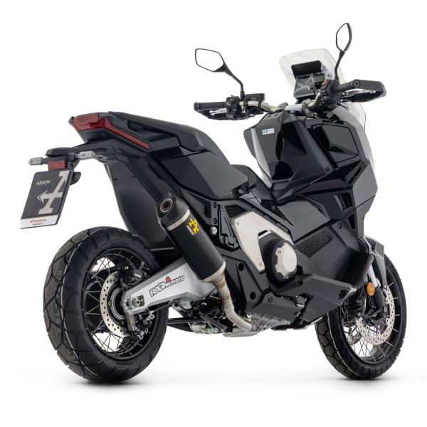 Miniatura: TERMINALE ARROW RACE TECH OMOLOGATO ALLUMINIO NERO HONDA XADV 750 2017/2020