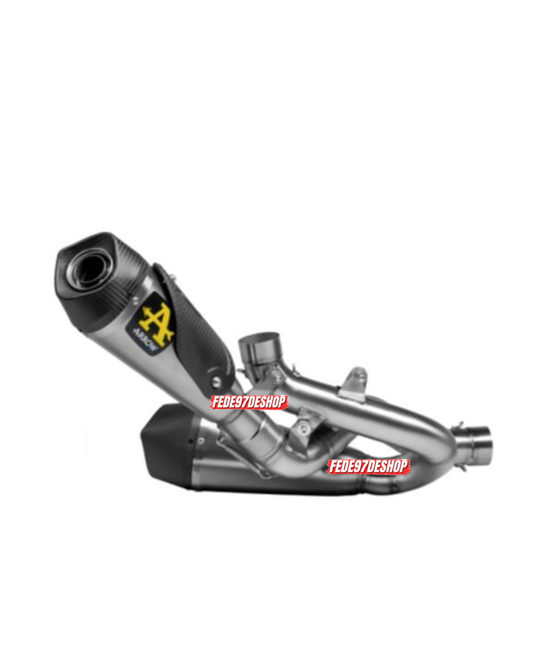 TERMINALE ARROW WORKS RACING IN TITANIO PER DUCATI PANIGALE V4 2018-2024