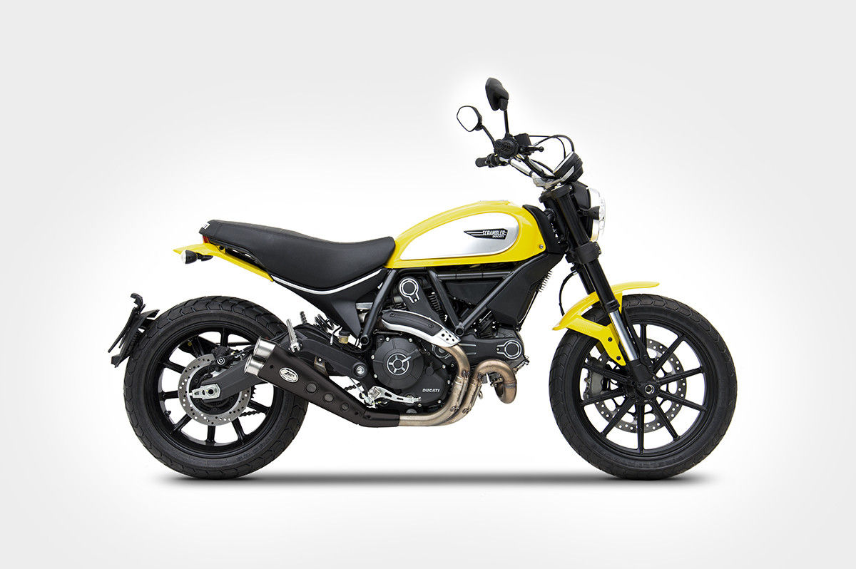 scarico zard special ed inox nero paracalore nero racing scrambler 800 15-20