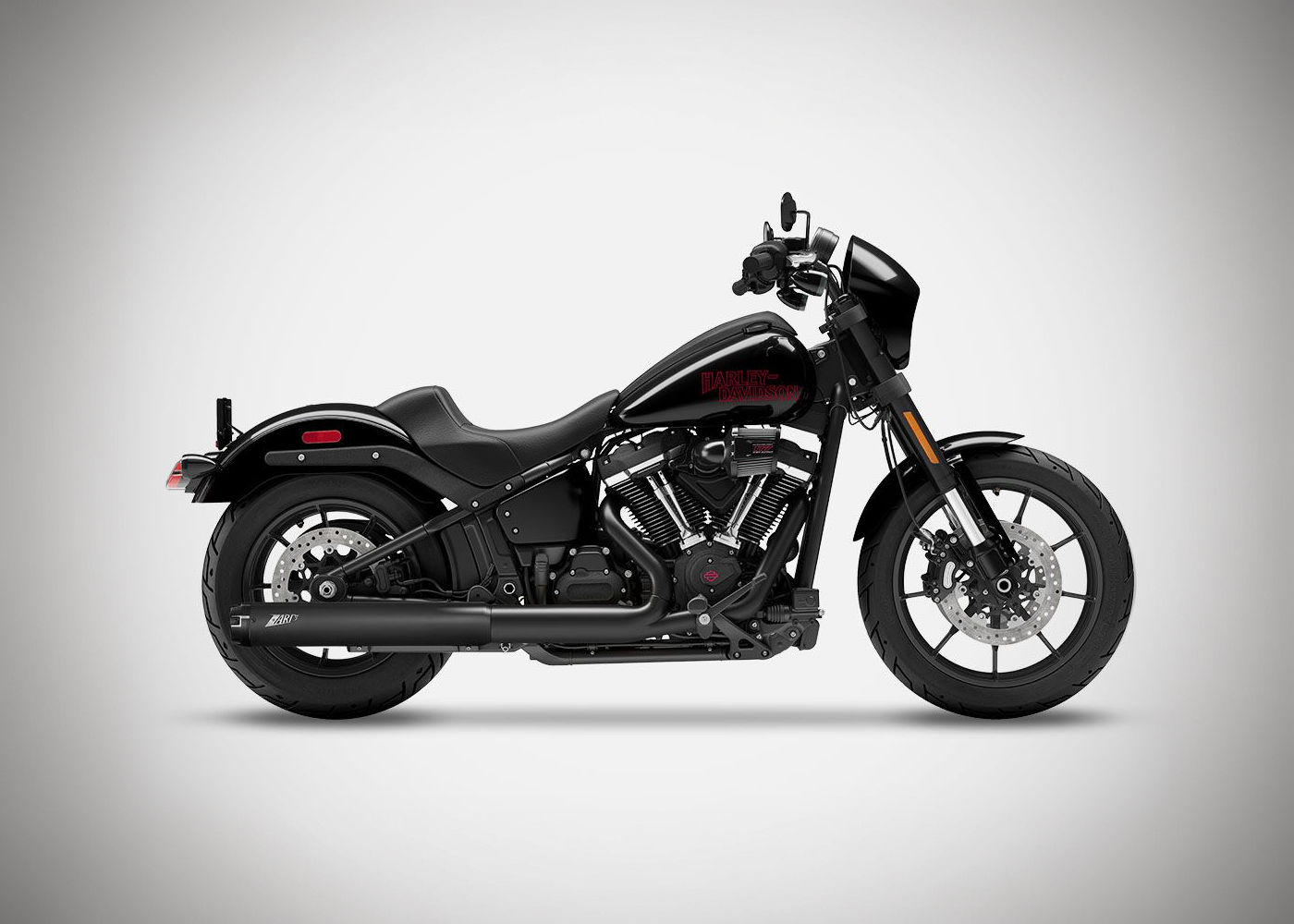 SCARICO ZARD ACCIAIO NERO OMOLOGATO HARLEY-DAVIDSON LOW RIDER S/ST 2025-2026