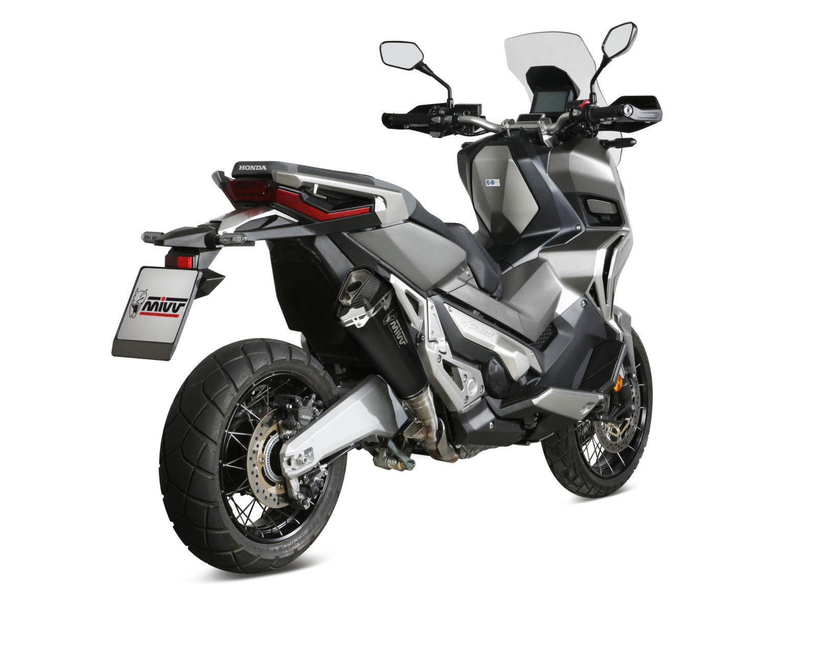 SCARICO MIVV DELTA RACE ACCIAIO NERO OMOLOGATO HONDA XADV 750 2025-2026