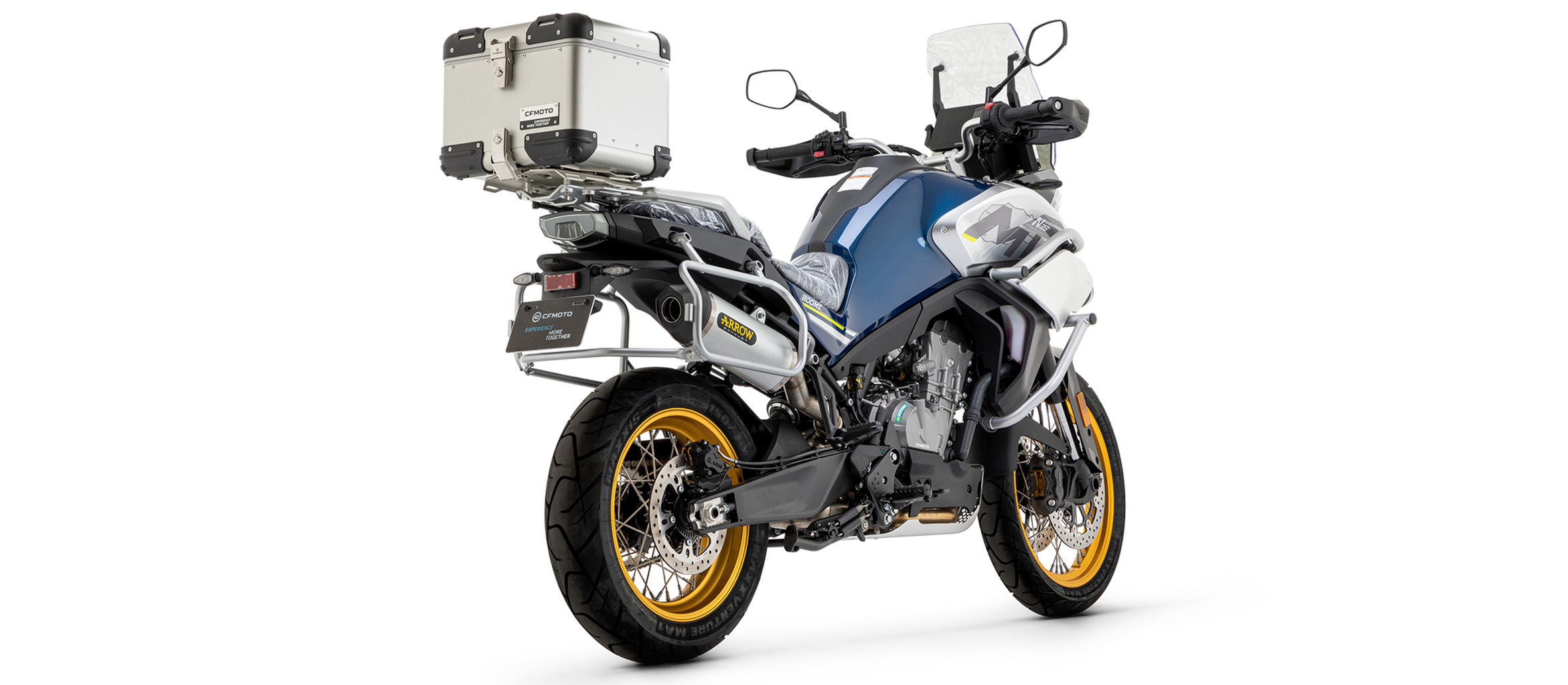 ARROW RACE TECH OMOLOGATO IN ALLUMINIO PER CFMOTO 800MT SPORT/TOURING 2022-24