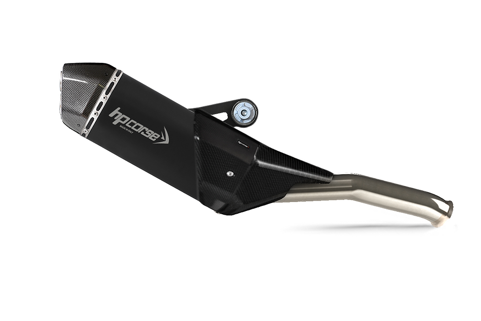 Miniatura: terminale hpcorse sps carbon short nero omologato husqvarna norden 901 2022-24