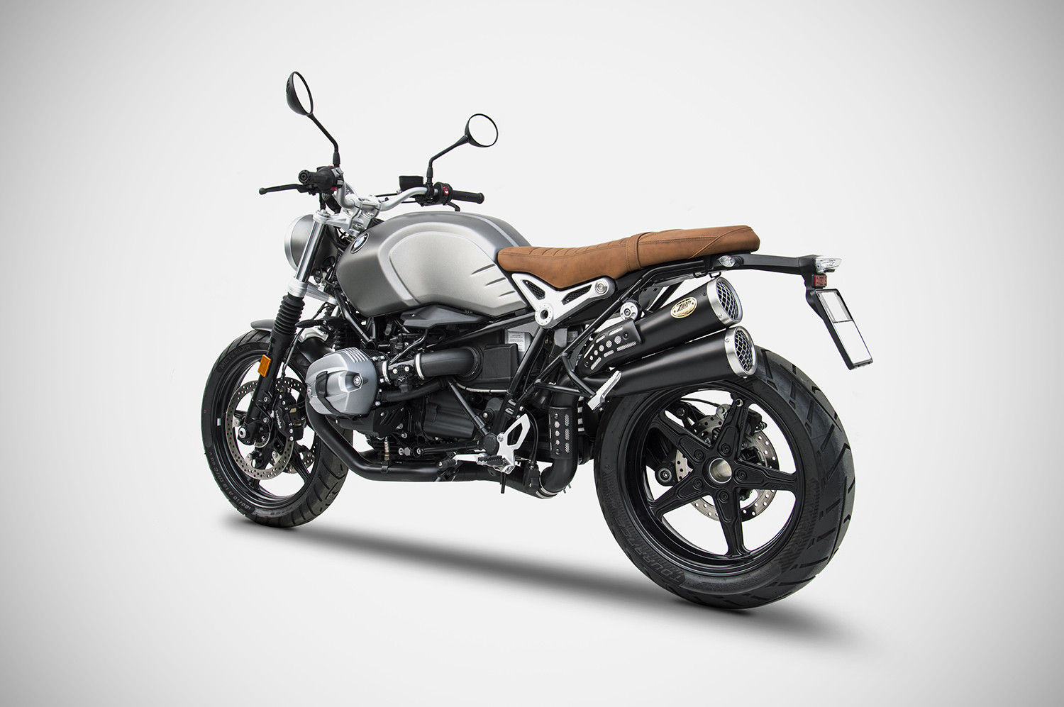 ZARD THUNDERBOLT ACCIAIO NERO RACING BMW RNINET SCRAMBLER 2017-2020