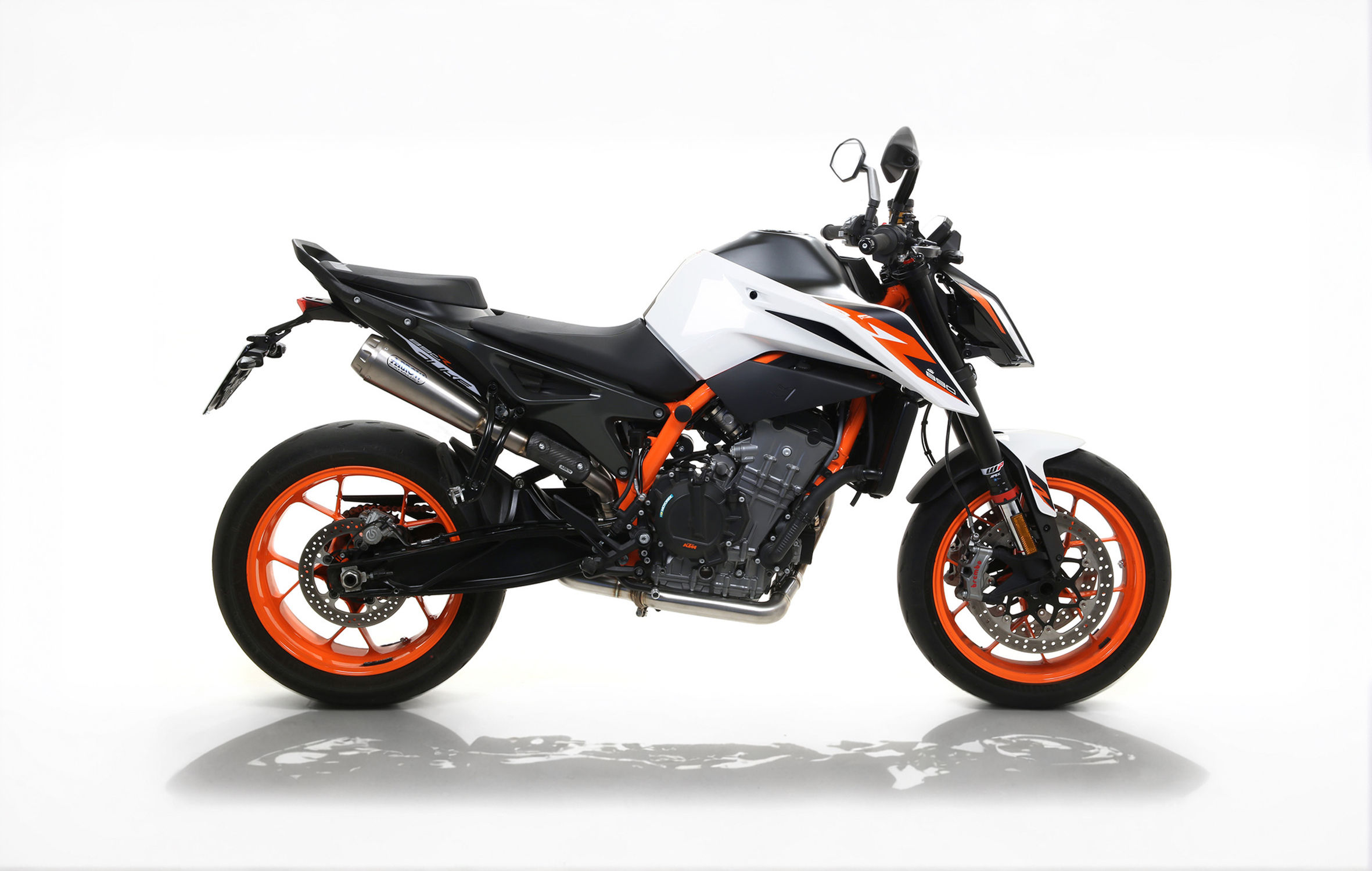 TERMINALE ARROW PRO RACE OMOLOGATO INOX KTM 890 DUKE R 2020-2023
