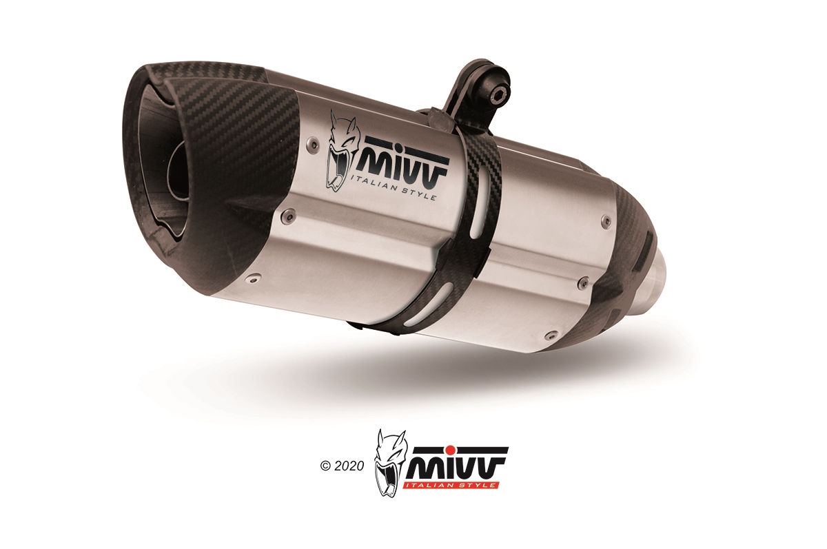 SCARICO MIVV SUONO ACCIAIO OMOLOGATO DUCATI MONSTER 821 2014-2017