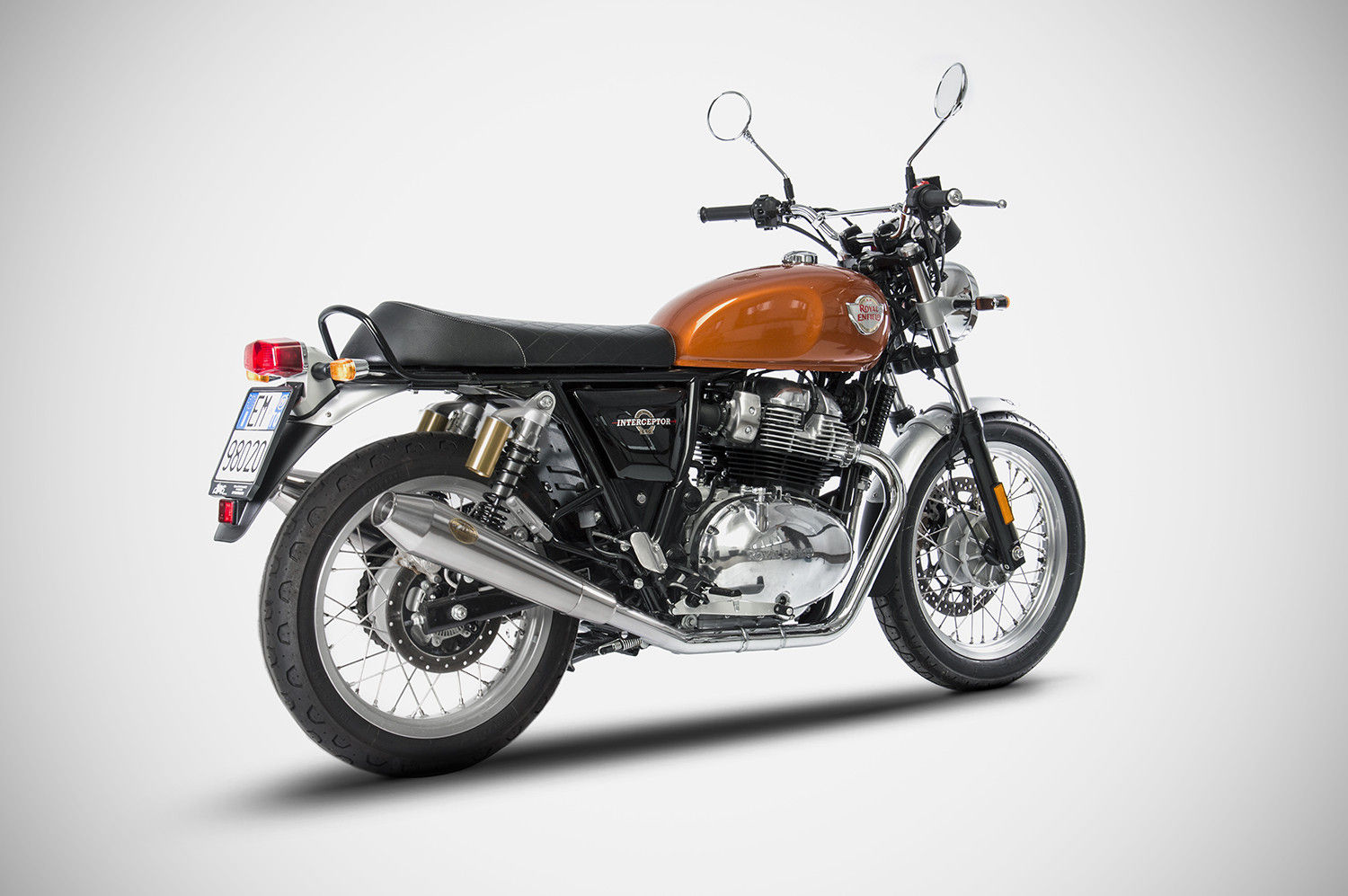 ZARD ACCIAIO LUCIDO RACING ROYAL ENFIELD INTERCEPTOR 650 2019-2024