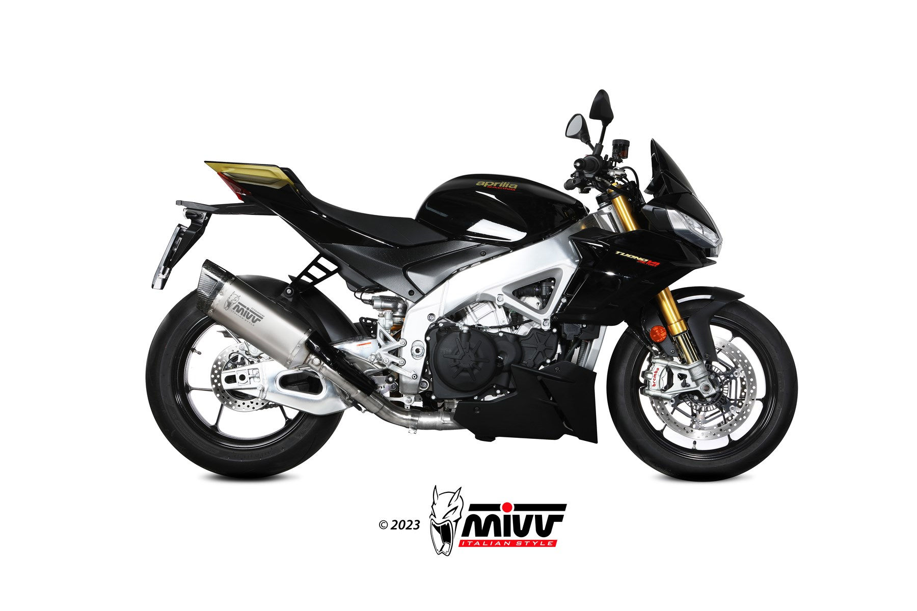 MIVV SR1 TITANIO OMOLOGATO APRILIA TUONO V4 1100 2021-2024