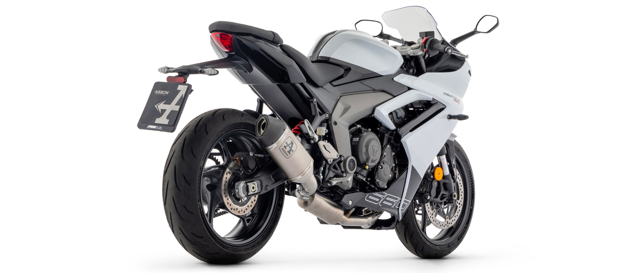 COMPLETO ARROW VELOCE TITANIO OMOLOGATO TRIUMPH DAYTONA 660 2024-2025