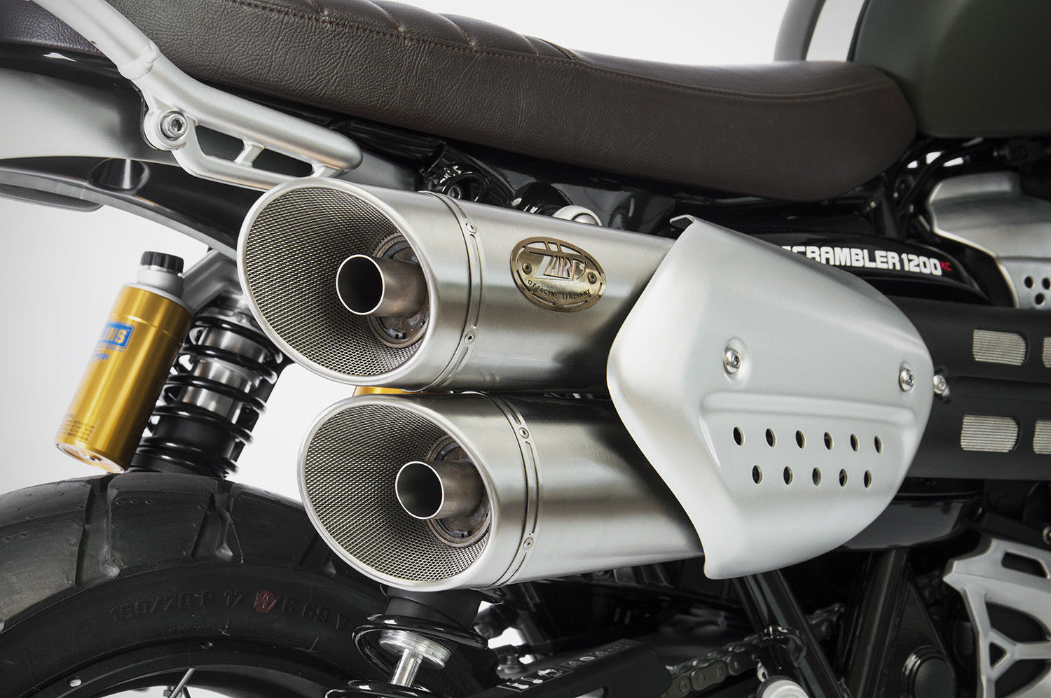 SCARICHI ZARD ACCIAIO RACING TRIUMPH SCRAMBLER 1200 2021-2024
