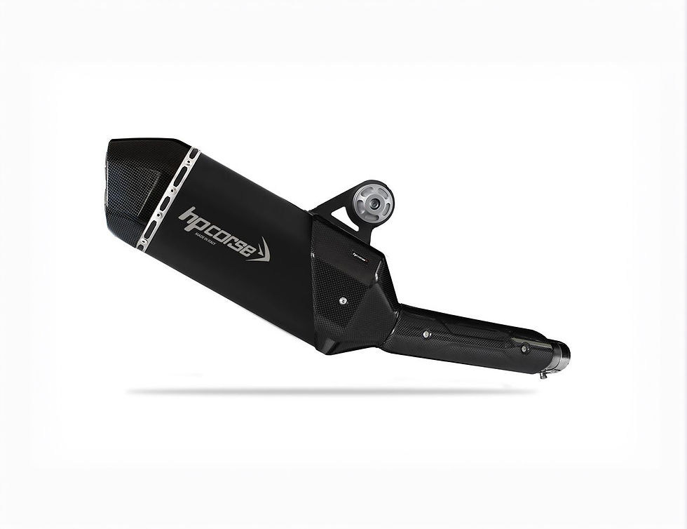 Miniatura: HPCORSE SPS CARBON SHORT BLACK OMOLOGATO YAMAHA TENERE' 700 2019-2025