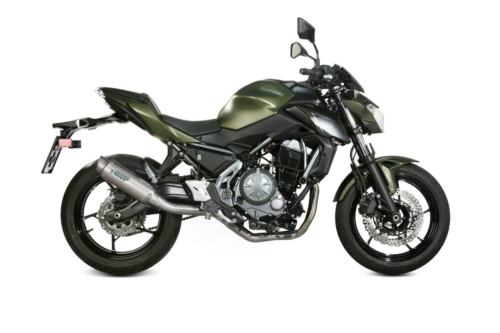 SCARICO COMPLETO MIVV GPPRO TITANIO ALTO OMOLOGATO KAWASAKI Z650 2017-2023