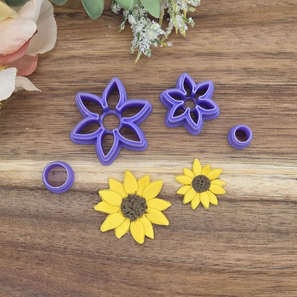 Floral Collection - Layered Sunflower (Set of 2)