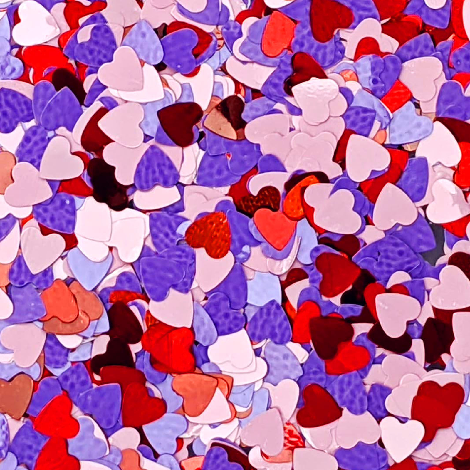 Sweetheart Mix Glitter Shapes