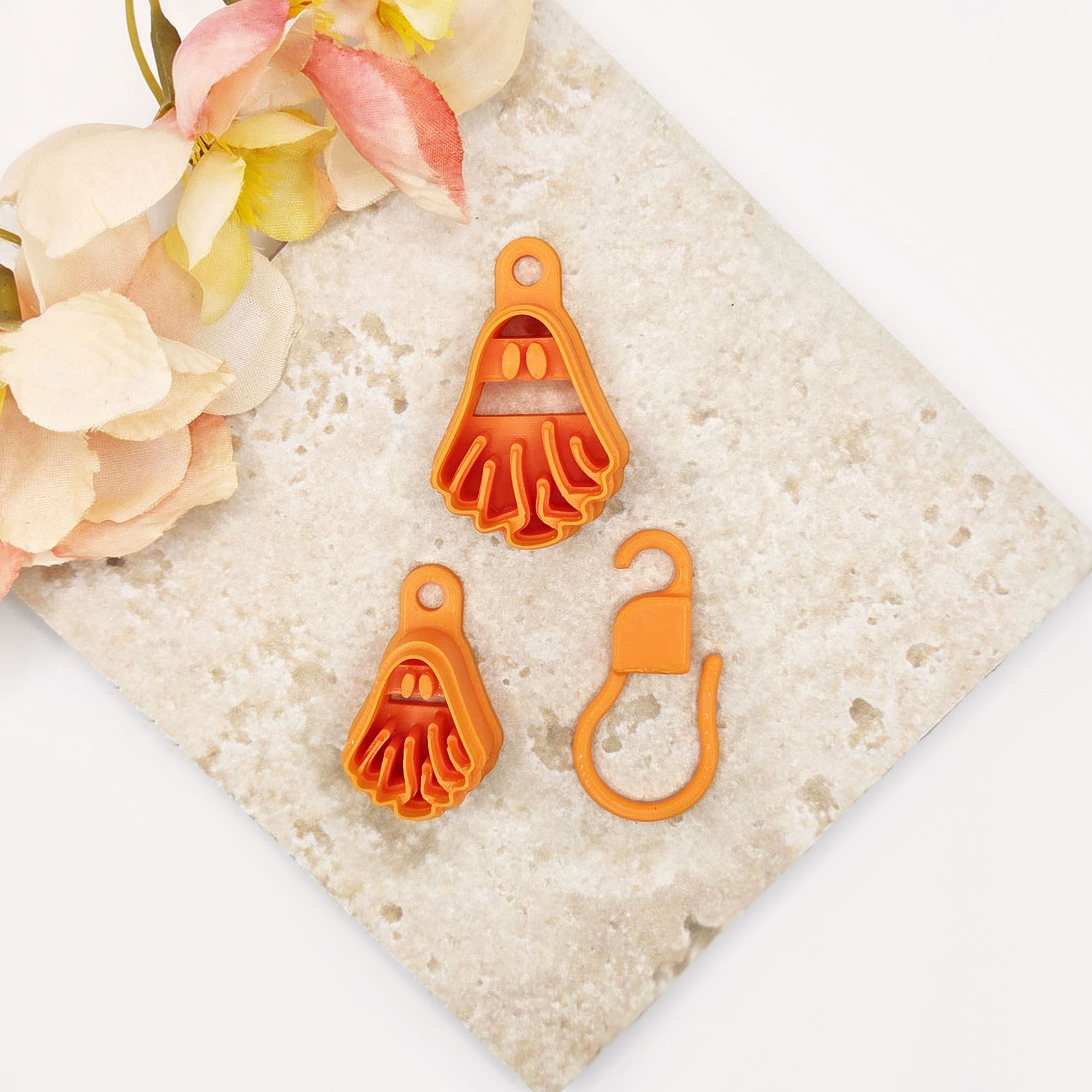 Floaty Sheet Ghost Polymer Clay Cutters - Set of 2