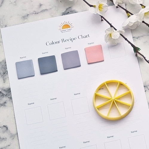 Color Pane Recipe Colour Recipe Chart | Sunshine Cutters