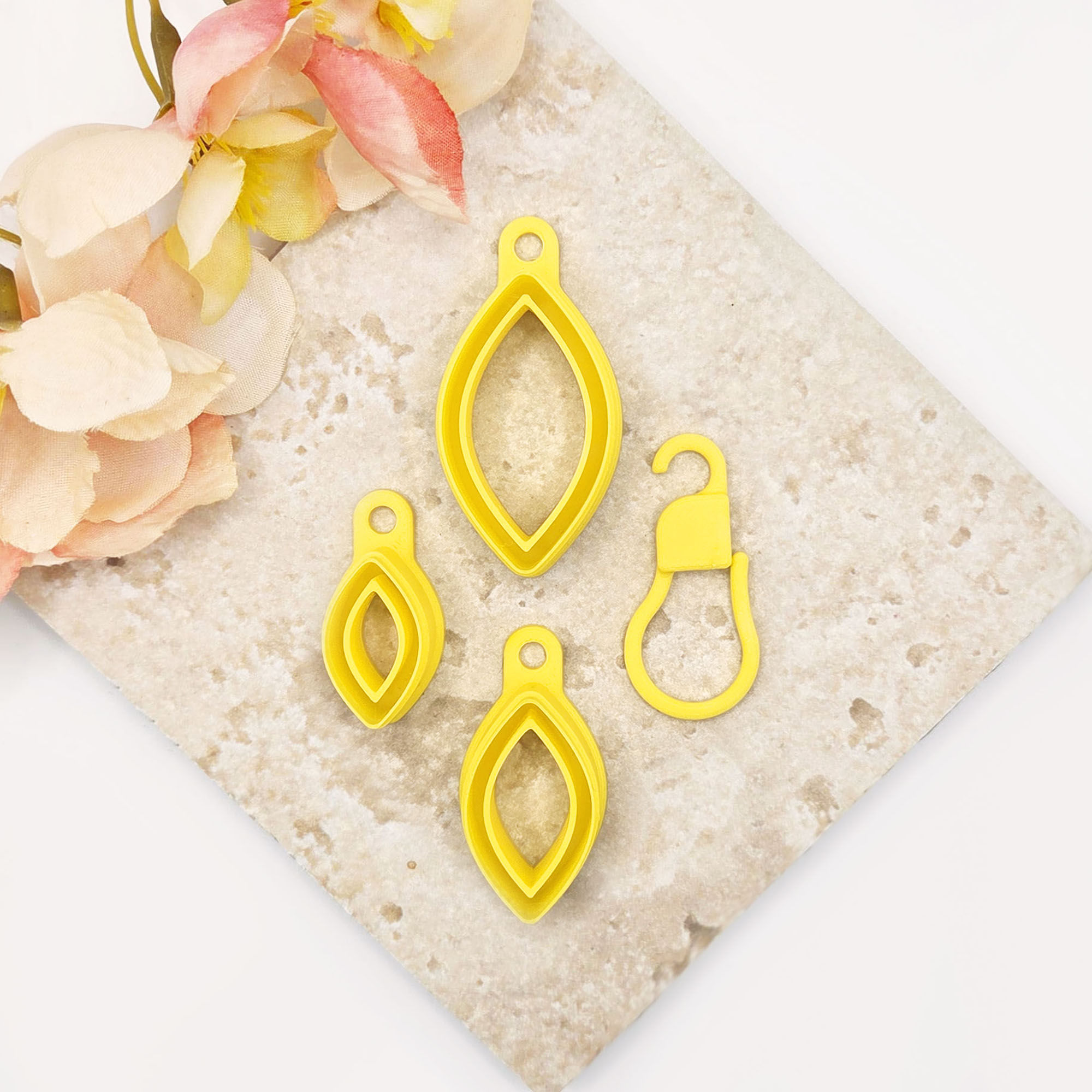 Marquise Frame Polymer Clay Cutter - Set of 3