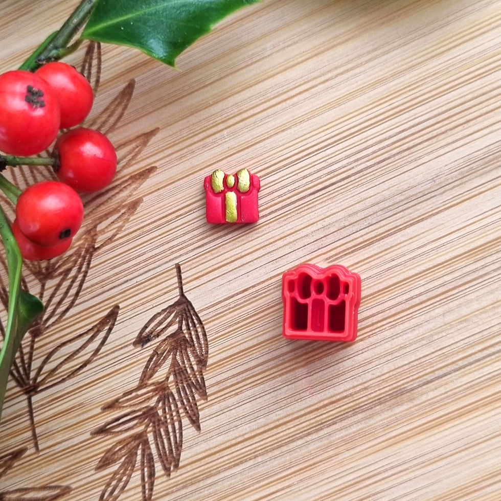 Thumbnail: Christmas Polymer Clay Stud Earring Cutters