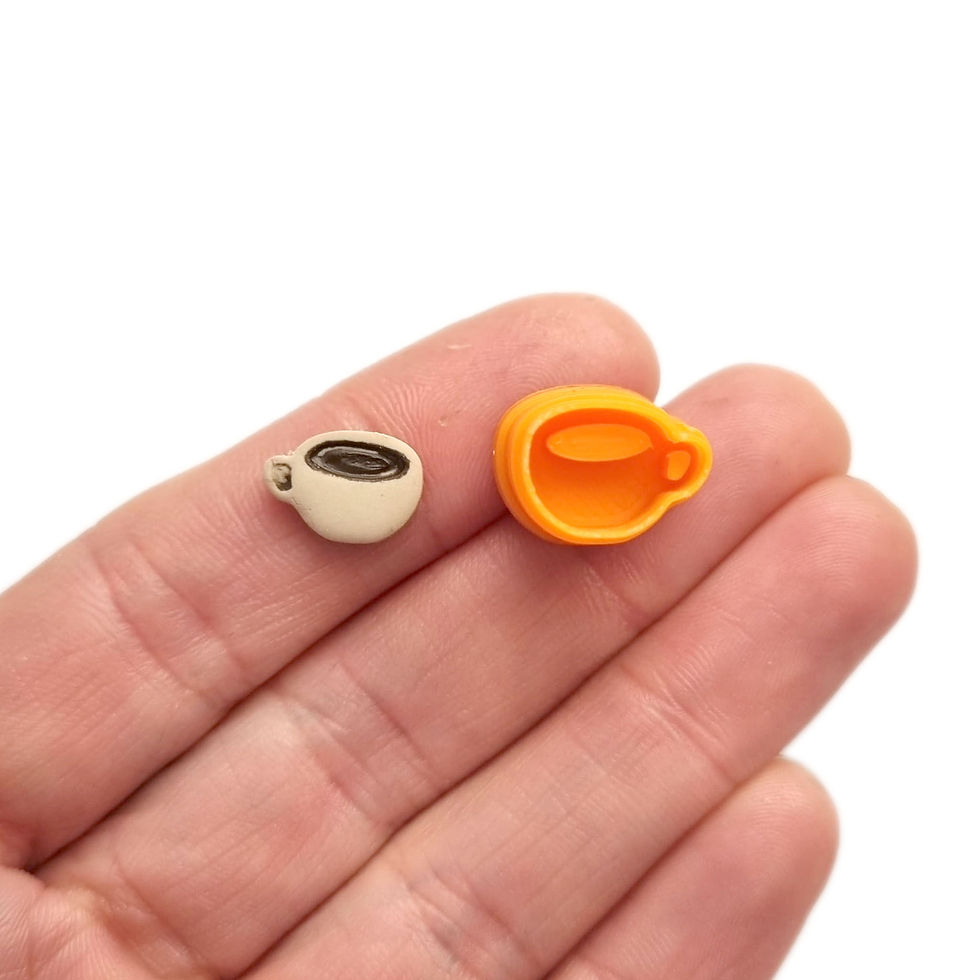 Thumbnail: Autumn Polymer Clay Stud Earring Cutters
