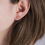 Thumbnail: Dainty diamond climber earrings 
