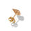 Thumbnail: Tulip sea shell single earring 