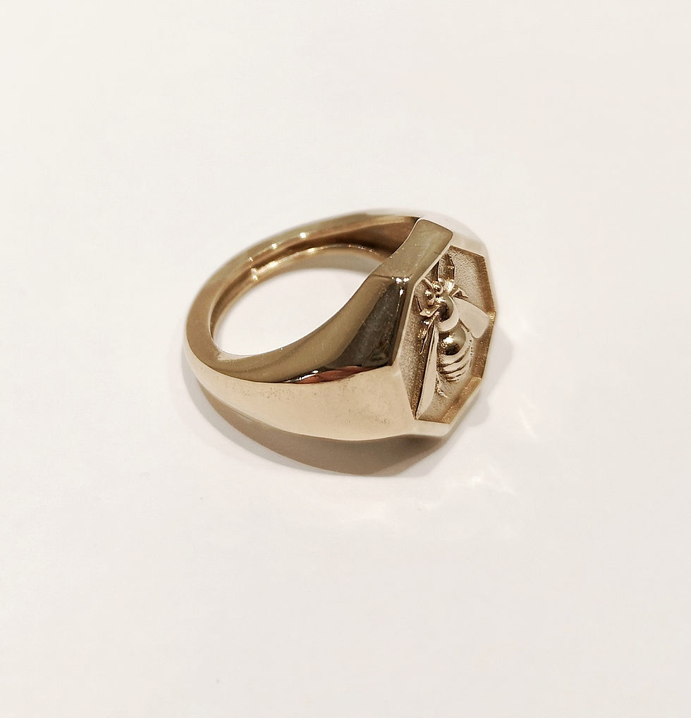 Thumbnail: Bee Octagon Ring