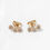 Thumbnail: Dainty diamond climber earrings 