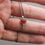 Thumbnail: Oval Carnelian necklace 