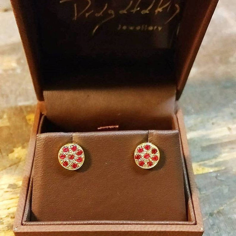 Thumbnail: Ruby Stud Earrings