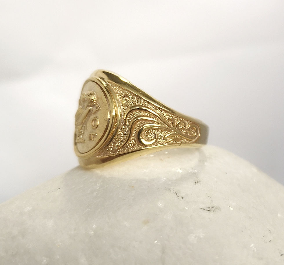 Thumbnail: Wise Owl coin ring 