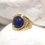 Thumbnail: Lapis lazuli gold ring