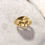 Thumbnail: Lion Hammered Chevalier ring