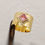 Thumbnail: Cigar Diamond Ring With Pink Tourmaline