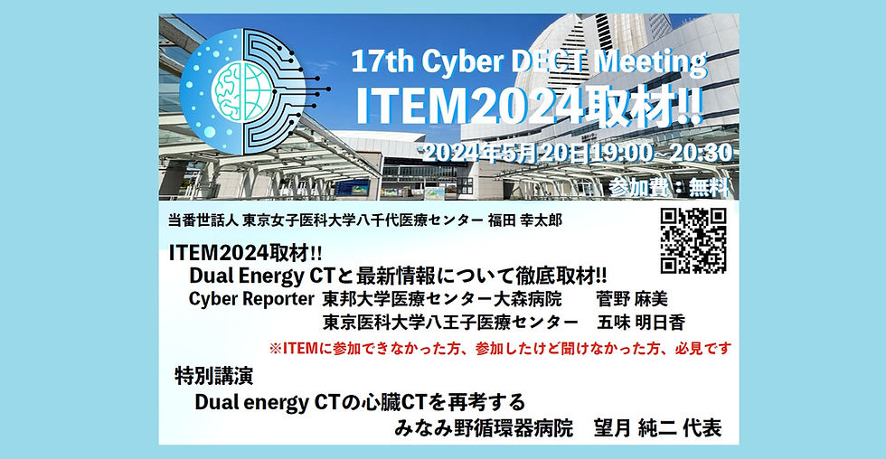 17th Cyber DECT Meeting「ITEM2024取材‼」