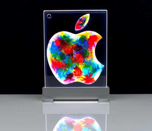 Illuminated Apple Logo Sign created by Lit Sign Design in Phoenix AZ