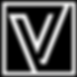 Logo with white letter V