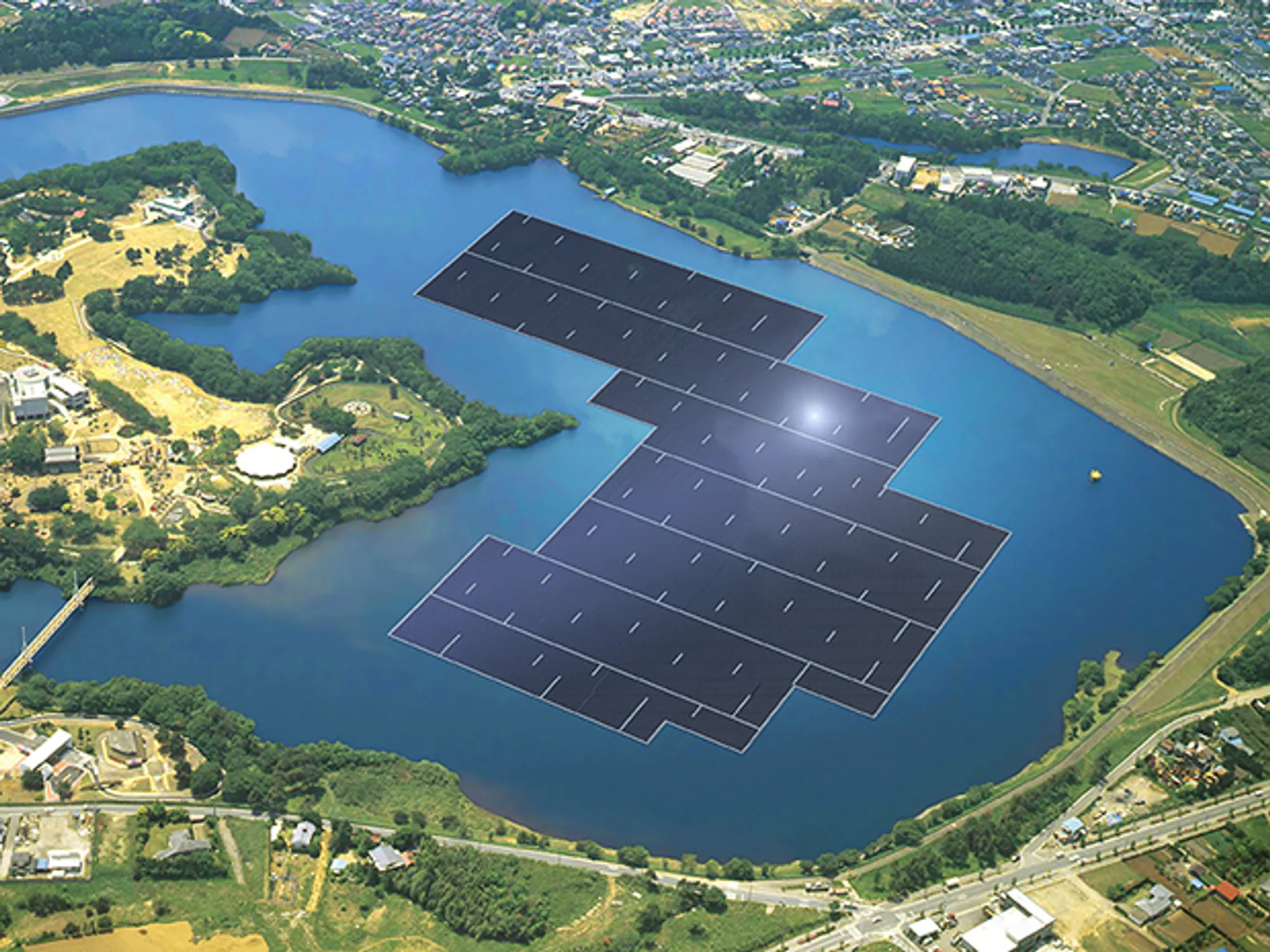 Yamakura Dam Floating Solar Plant (Japan)