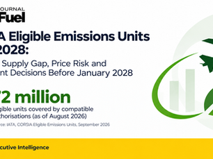 CORSIA Eligible Emissions Units 2026–2028: The Credit Supply Gap, Price Risk and Procurement Decisions Before January 2028