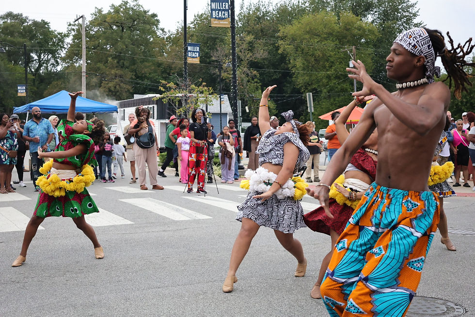 Westside dancers at Fest in the First 2025