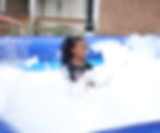 foam pool at Fest in the First 2025